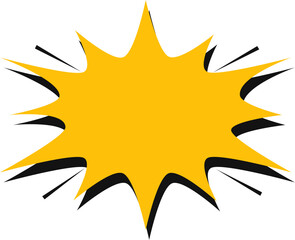 Cartoon Comic Explosion 