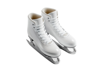 Professional Ice Skates Designed for Performance and Stability on the Rink with Isolated on Transparent Background