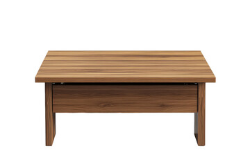 Stylish Modern Coffee Table with Glass Top and Metal Legs for Contemporary Living Rooms with Isolated on Transparent Background