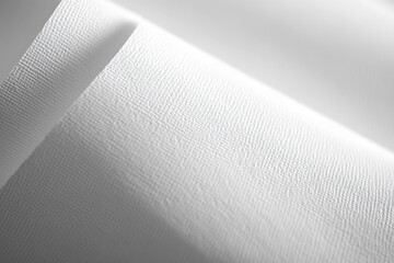 Thin Paper Texture. Closeup of White Blank Paper Background for Design