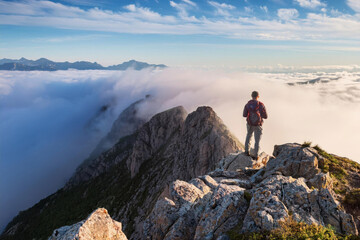 Obraz premium hiking in the mountains