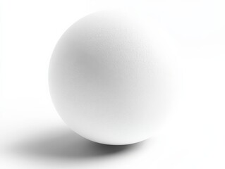Three-Dimensional Render of Ping Pong Ball for Table Tennis Game