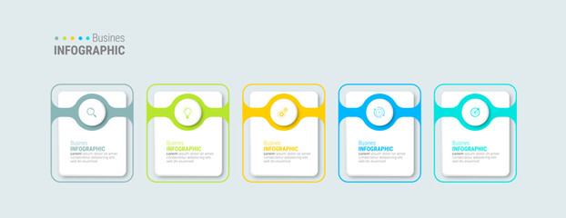 Steps infographic design