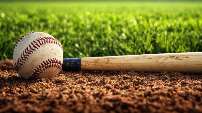 Tryout - Baseball Advertisement Flyer Template for Children's Camp and Coach Clinic