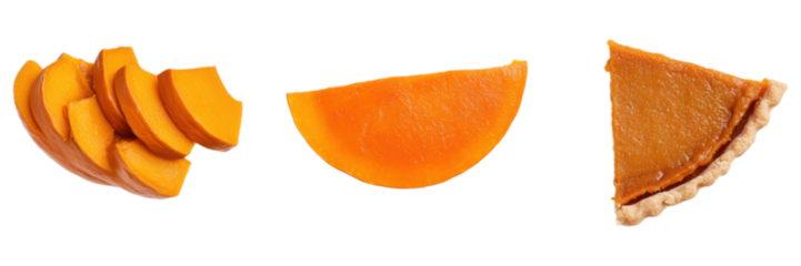 Pumpkin Pie  Slices  Thanksgiving Dessert  Autumn Food