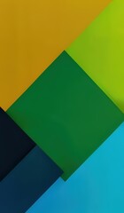 Obraz premium a close up of a colorful wall with a clock on material design