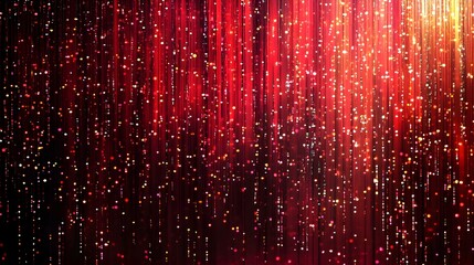 digital data stream orange technology effect background 