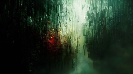 digital data stream technology effect background 