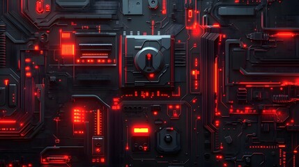 digital data stream technology background 