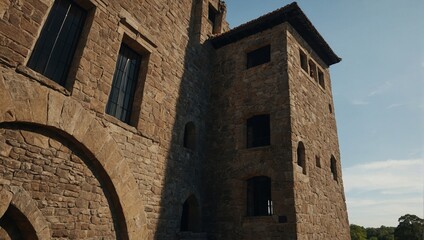 A captivating archer tower amidst the wildflowers is a sight to behold for all