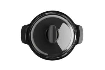 Versatile Slow Cooker for Effortless Meal Preparation and Delicious Dishes Isolated on Transparent Background