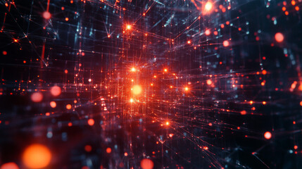 Obraz premium Background illustration of a computer network and internet cybersecurity, featuring a vector graphic of cyber crime and a digital lock, created in EPS 10 format.