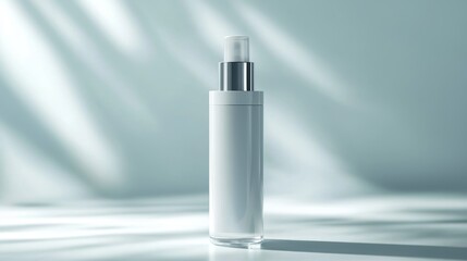 Sleek Airless Pump Dispenser in Bright Light