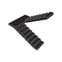 stair icon design