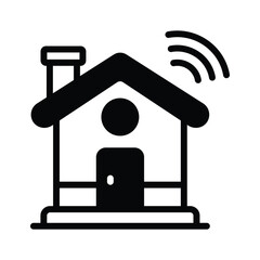 Artificial intelligence home vector design in unique style