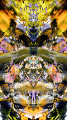 Abstract background art . Ethnic pattern. Mixtures of oil paint. Trendy hand painting canvas. Wall decor and Wall art prints Idea. 3D Texture. Art object