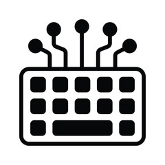 Check this amazing icon of ai keyboard in modern style