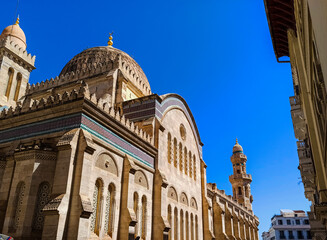 Fototapeta premium Ketchaoua Mosque in Casbah of Algiers, Algeria. Ketchaoua Mosque in Casbah of Algiers. UNESCO world heritage in Algeria, North Africa
