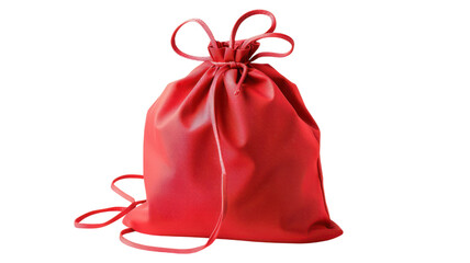 Red Bag Isolated on White Background - Perfect for Fashion, E-commerce, and Product Display Use