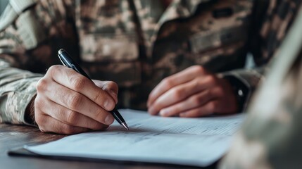 A close-up of a veteran receiving career counseling, exploring job opportunities and resources tailored to their needs