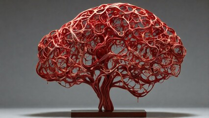 brain with tree