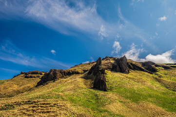 nature sceneries in the area surrounding Vik, Vik I Myrdal, Iceland