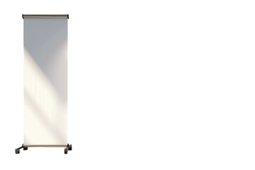 Versatile Roll-up Standee Banner in a Modern Office Hall Setting for Effective Communication and Branding Opportunities