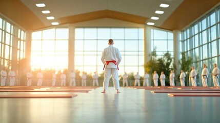 Dynamic warmup routine for martial artists enhancing performance and flexibility in training sessions.