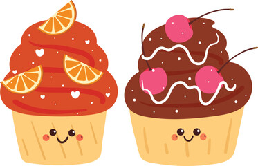 Cartoon clipart set