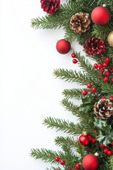 Isolated decoration ornament for holiday season.