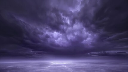 Fototapeta premium Lightning's abstract streaks light up the sky. Thunder rolls, signaling the storm's intensity.