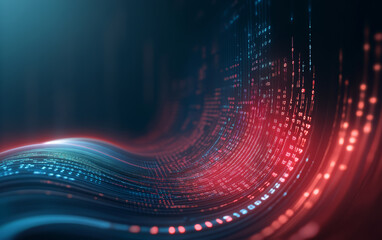  Network information security and data encryption protection technology theme background