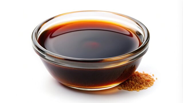 Asymmetrical tasty molasses isolated on white background
