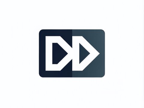 Minimalist Code Logo Design for Digital Companies with Programming Symbols D in Brackets