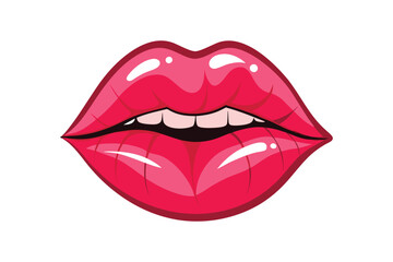 Kissing Lips vector illustration, Kissing Lips vector 