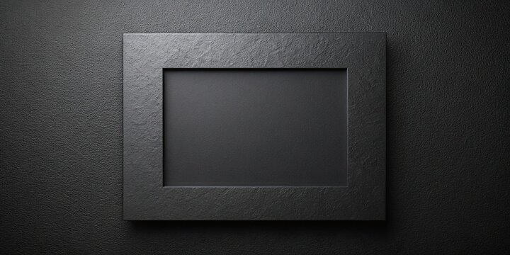 abstract geometric background of black square and rectangle with subtle texture Low Angle