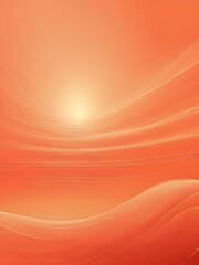 A radiant orange background with soft gradients that evoke the colors of a sunset, creating an energizing atmosphere