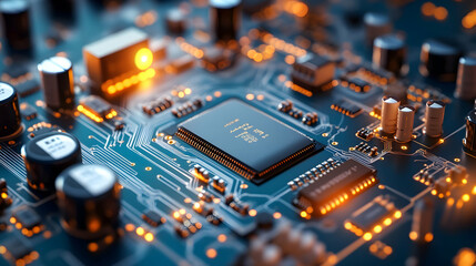 Clean and Modern Schematic Diagram of an Electrical Circuit with Detailed Components and Connections