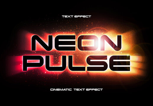 Eclipse Text Effect Mockup With Generative AI