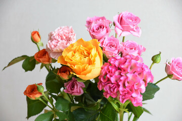 カラフルな花束