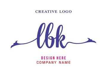 LBK  lettering logo is simple, easy to understand and authoritative