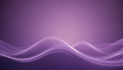 Abstract purple waves with smooth flowing lines suitable for backgrounds, event designs, or digital art projects evoking elegance and tranquility.