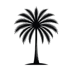 Obraz premium Palm Tree Silhouette