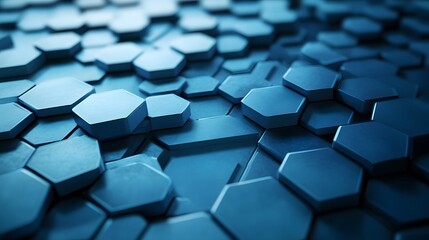 Hexagons pattern. Geometric abstract background with simple hexagonal elements. Medical, technology or science design. 