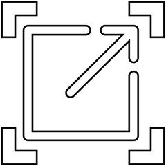 Expand, layout, maximize icon