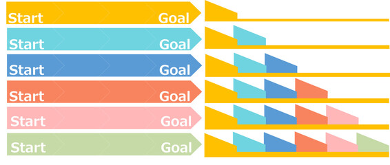 ビジネス用フレームのグラフィック素材イラスト