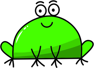 Frog clipart illustration 