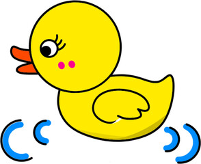 Duckling clipart illustration 
