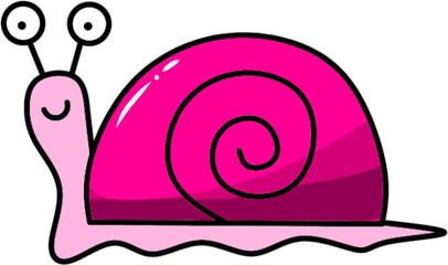 Cute snail cartoon clipart  © Yuliana