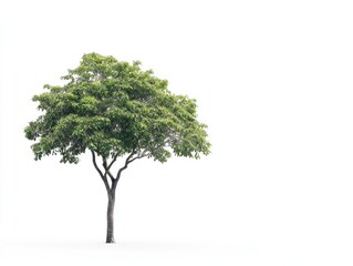 tree isolated on white